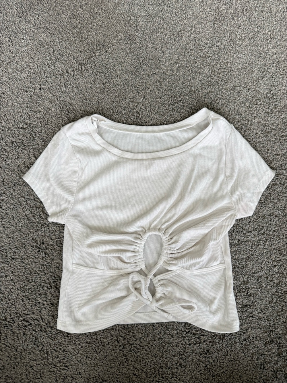 Reversible White Aeropostale Crop Top